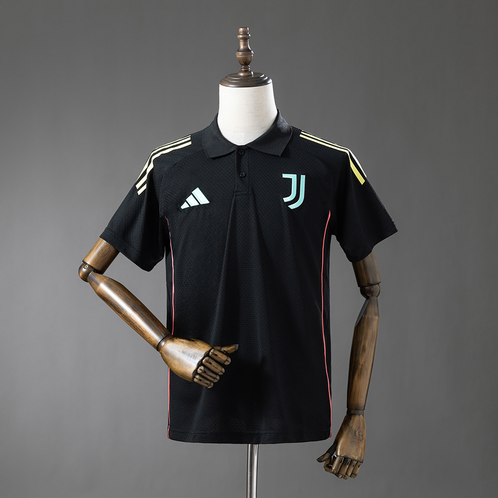 Juv 25_26 POLO - Black – Replica Football Soccer Shirt – S–XXL