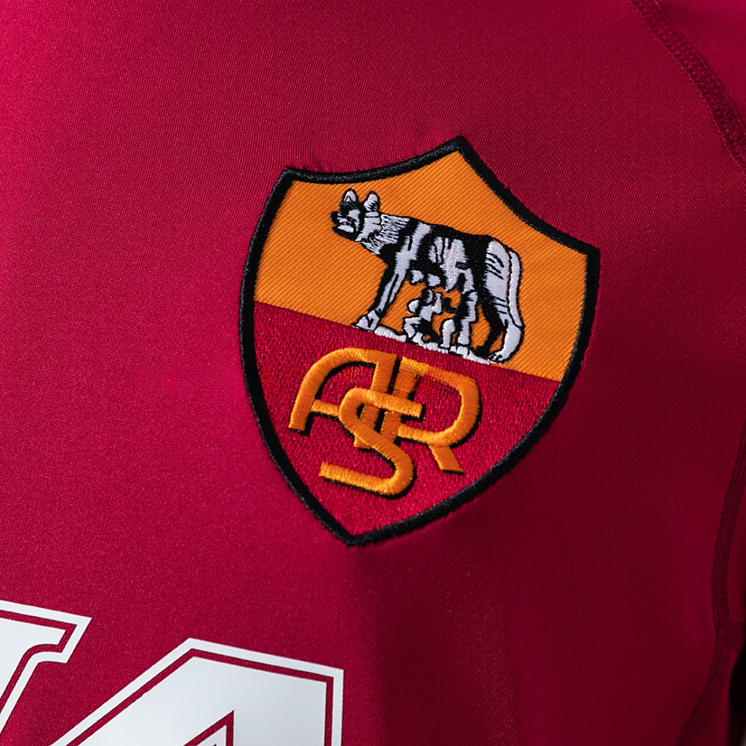 Roma 00_01 Home Long Sleeve Retro Jersey – Replica Football Soccer Shirt – S–XXL