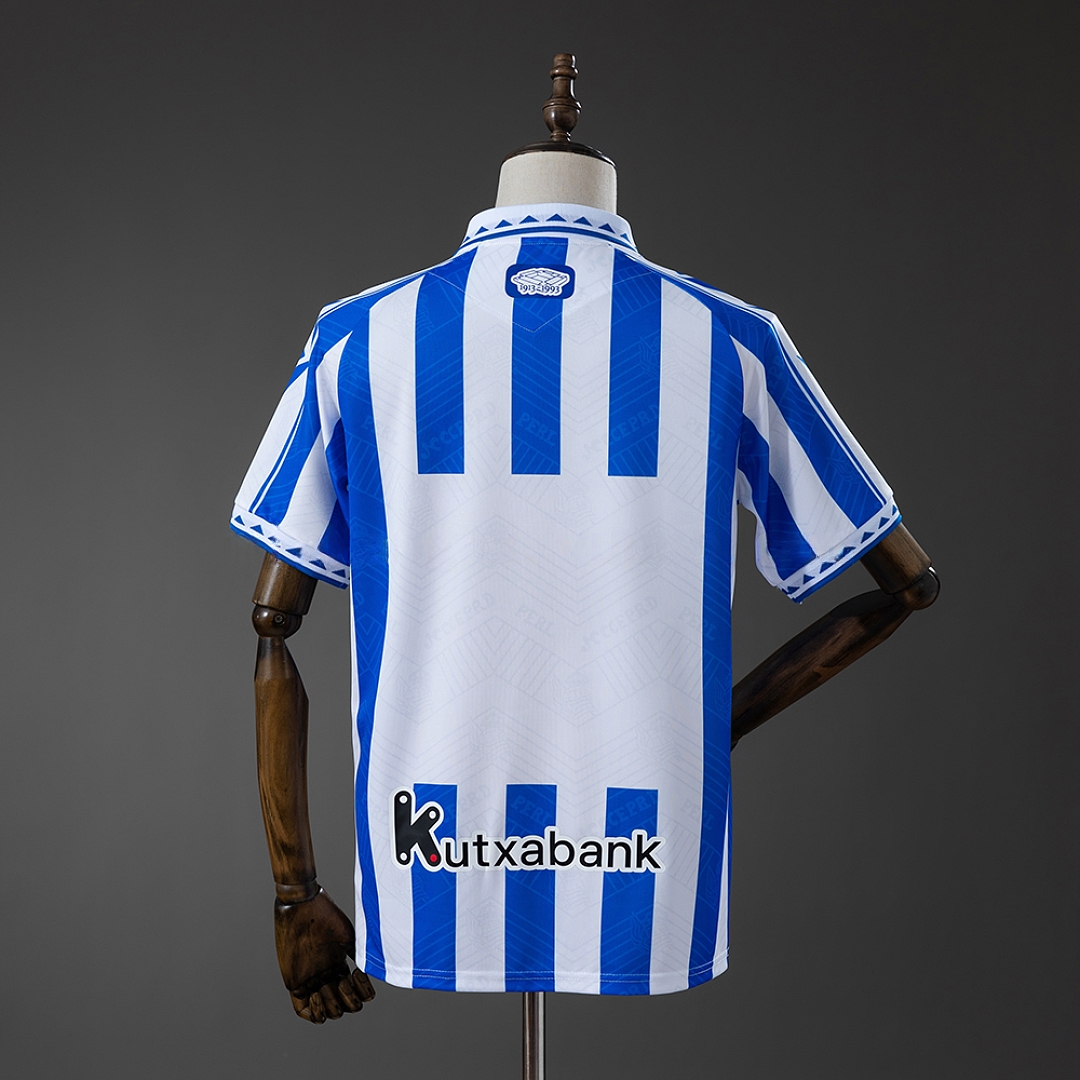 Real Sociedad 25_26 Retro Style Jersey – Replica Football Soccer Shirt – S–4XL