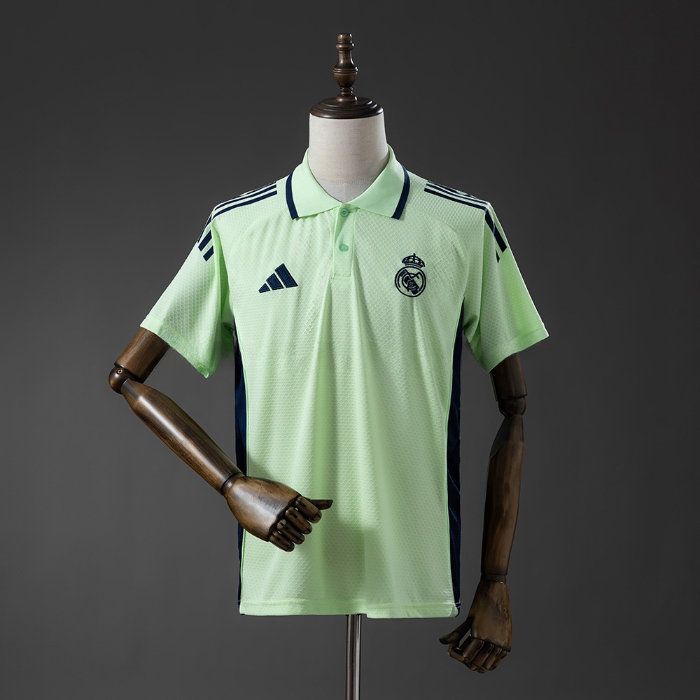 Real Madrid 25_26 POLO - Light Green S-XXL – Replica Football Soccer Shirt – S–XXL
