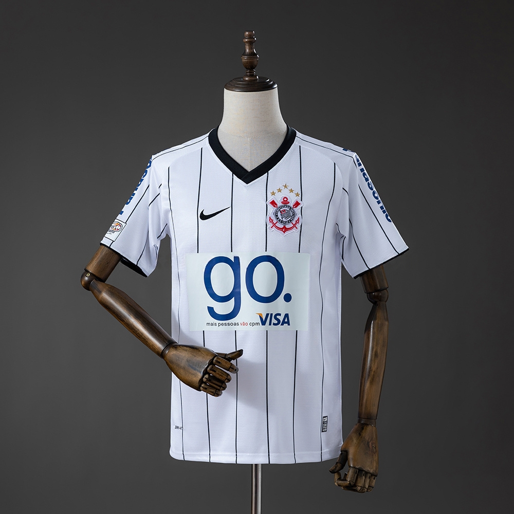 Corinthians 2009 Pre-Season Home Retro Jersey – Replica Football Soccer Shirt – S–XXL