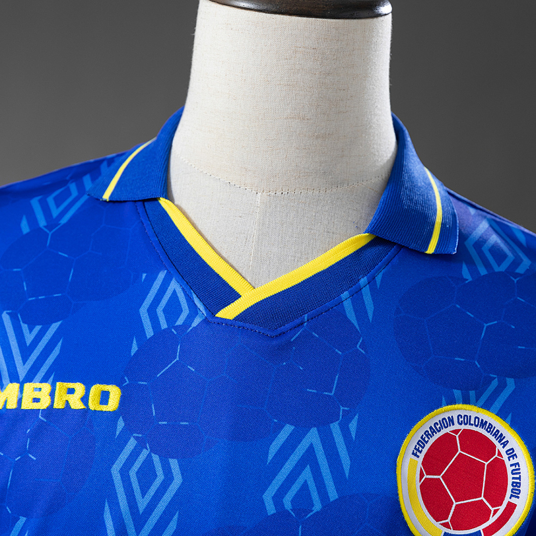 Colombia 1994 Away Long-sleeved Jersey – Replica Football Soccer Shirt – S–XXL