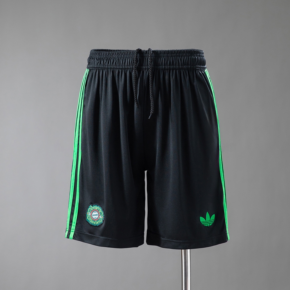 Bayern Munich 25_26 Oktoberfest Shorts - Black – Replica Football Soccer Shorts – S–XXL