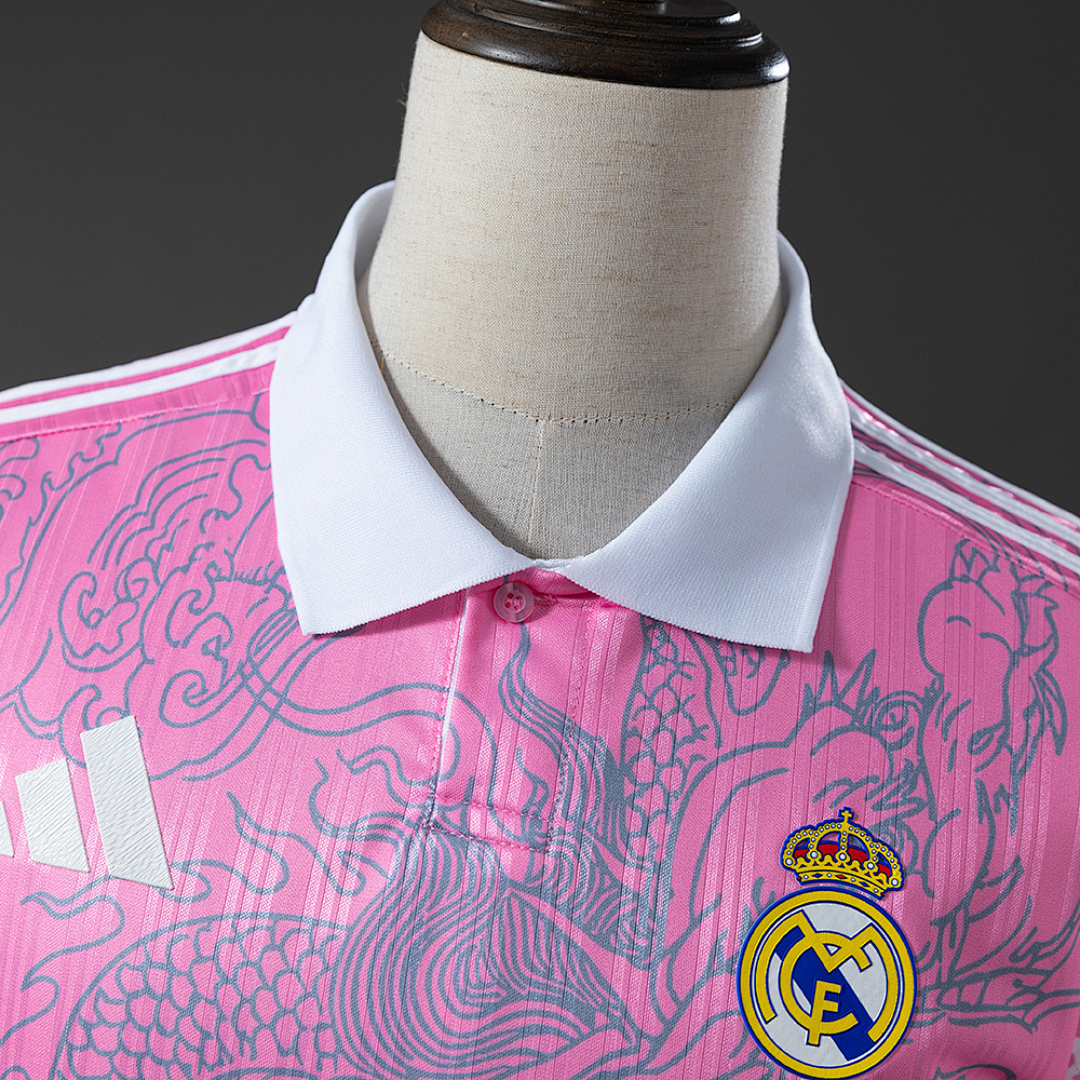 Real Madrid 25_26 Special Edition - Pink Jersey – Replica Football Soccer Shirt – S–XXL