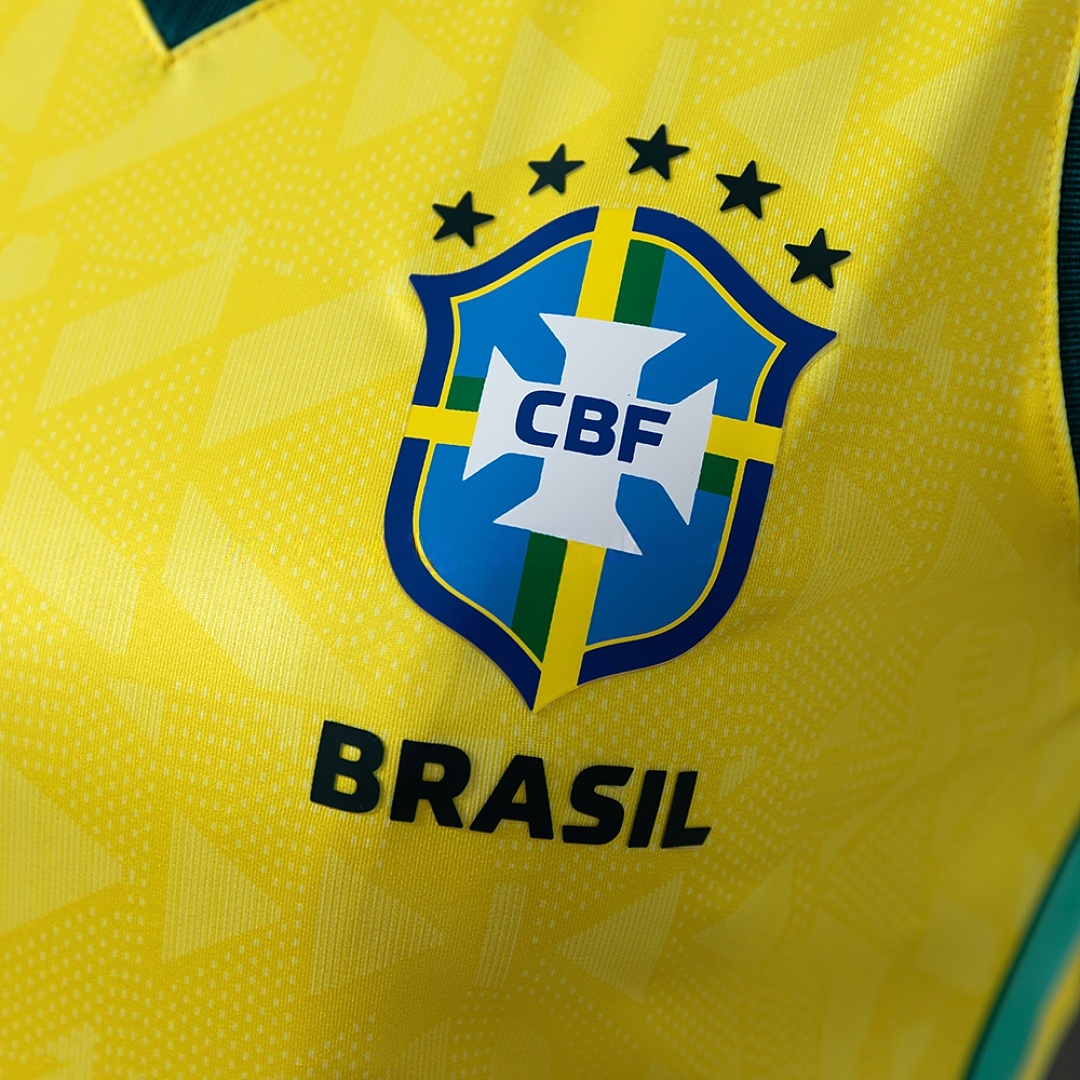 Brazil 2026 Women's Crop Tank Top Home Jersey – Replica Football Soccer Shirt – S–XXL