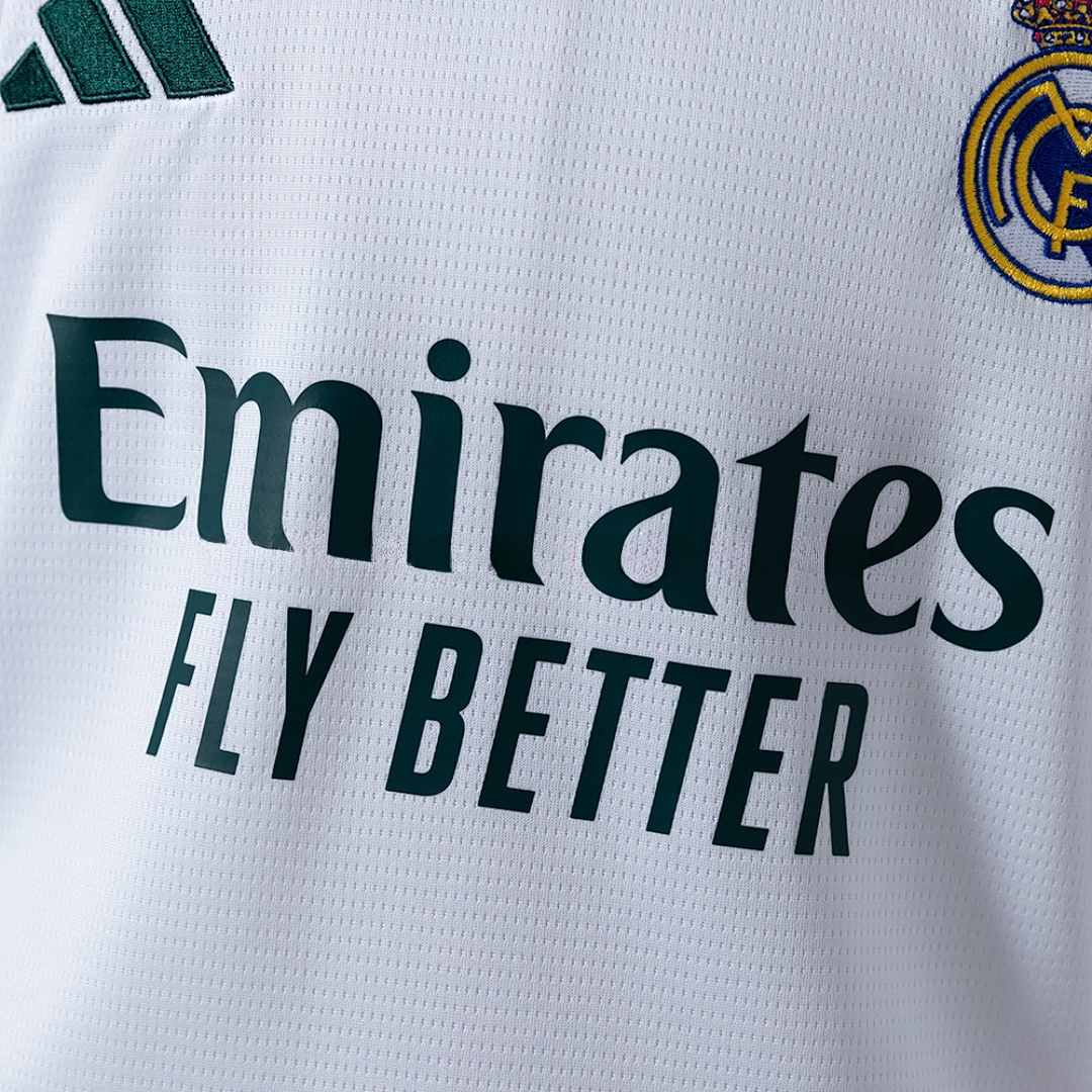 Real Madrid 26_27 Home Kids Kit – Replica Football Soccer Shirt – Size 16–28