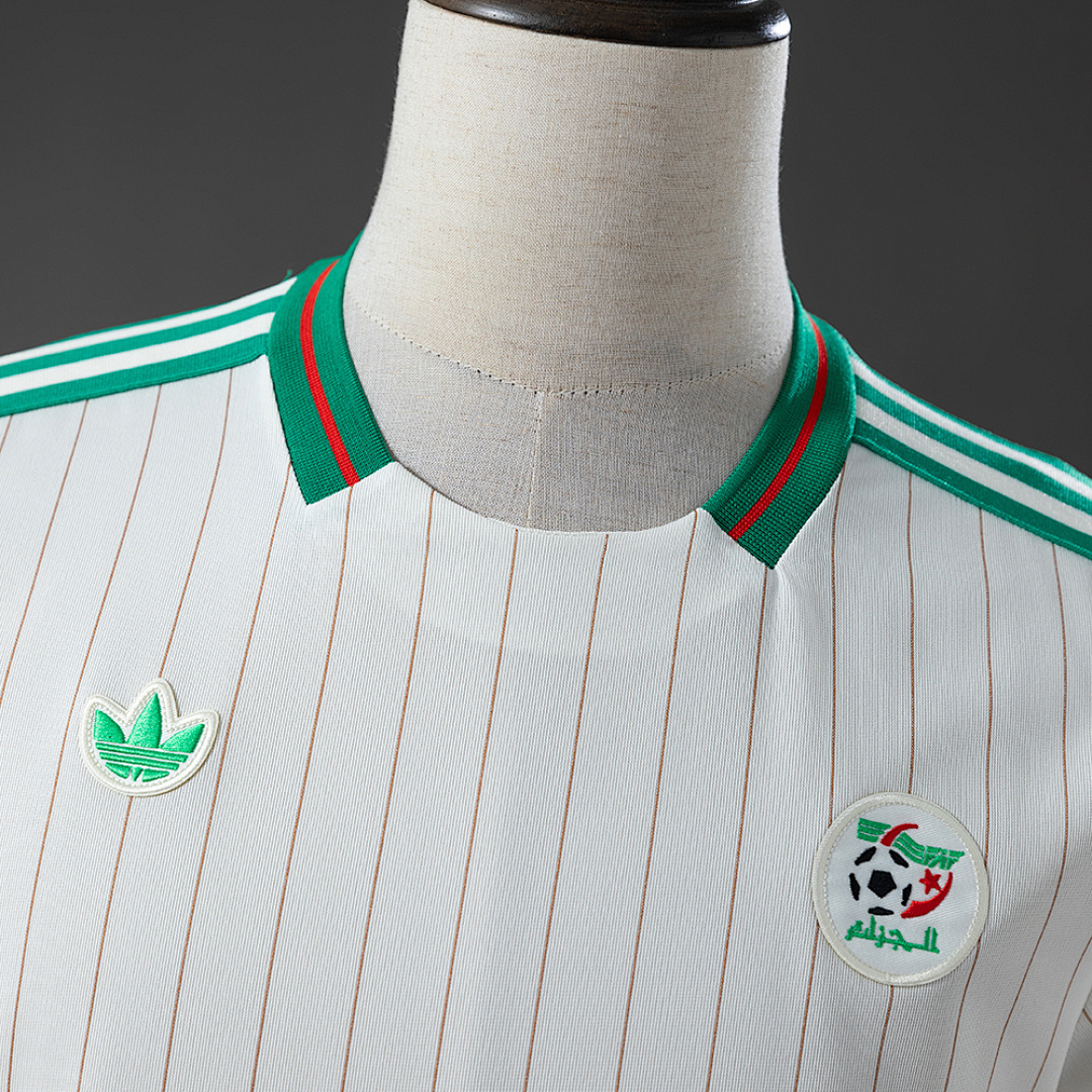 Algeria Terrace Icons T-Shirt White – Replica Football Soccer Shirt – S–XXL