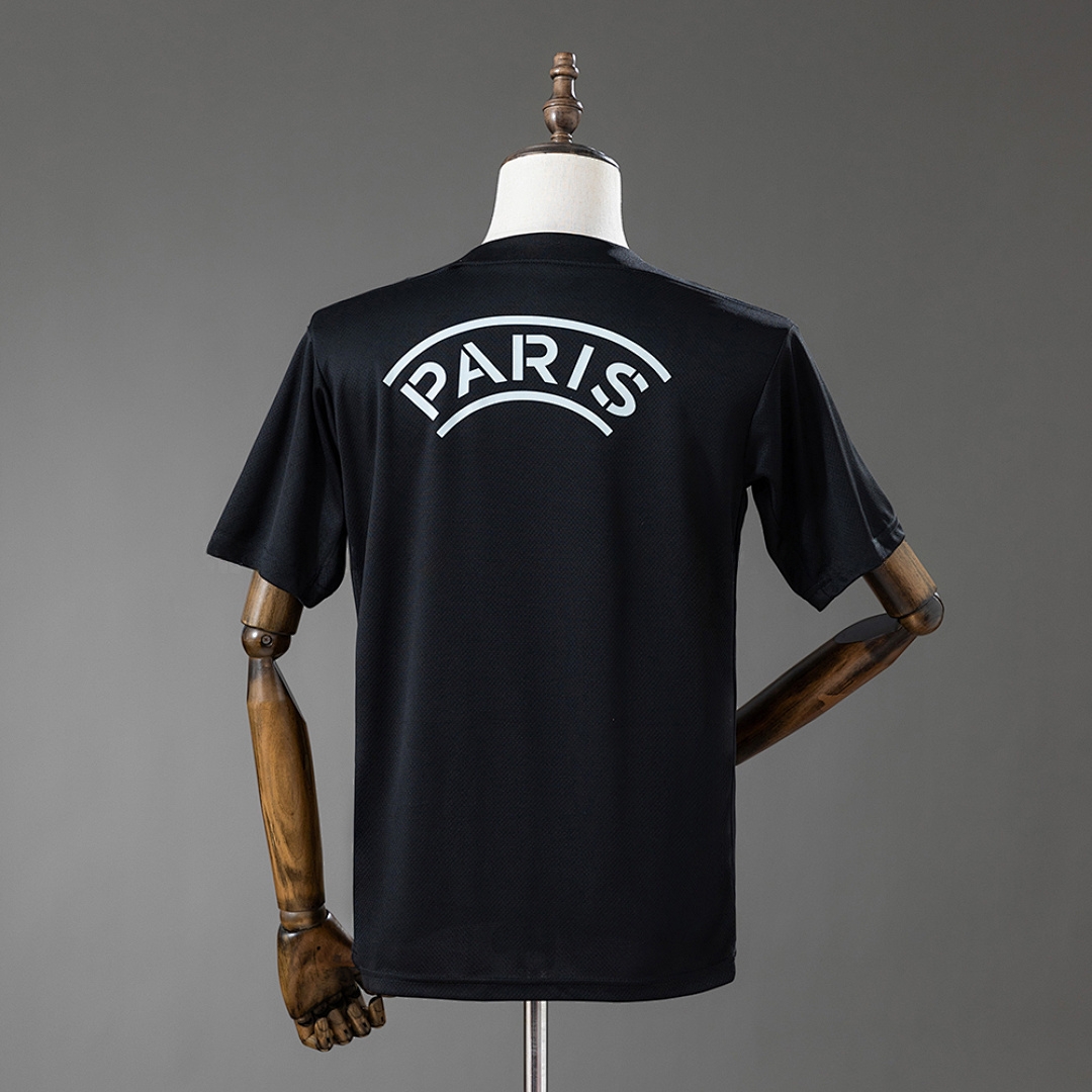 PSG 25_26 Training Black Jersey – Replica Football Soccer Shirt – S–3XL