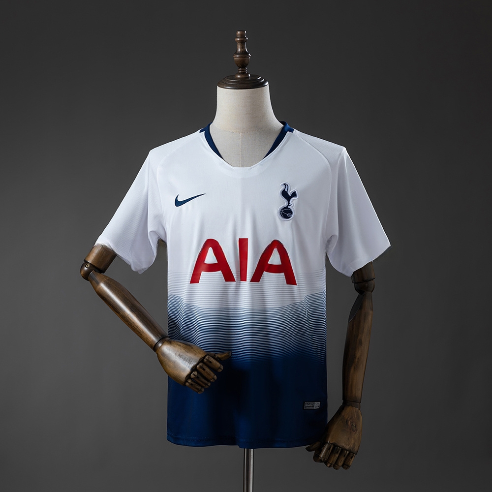 Tottenham Hotspur 18_19 Home Retro Jersey – Replica Football Soccer Shirt – S–XXL