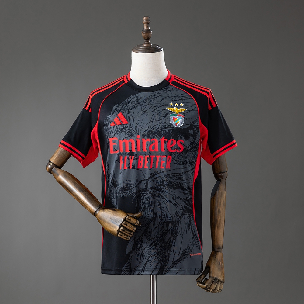 Benfica 26_27 Special Eagle Jersey - Black& Red – Replica Football Soccer Shirt – S–4XL