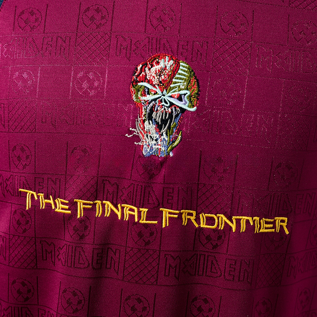 Iron Maiden x West Ham United 2010 Away Retro Jersey – Replica Football Soccer Shirt – S–XXL
