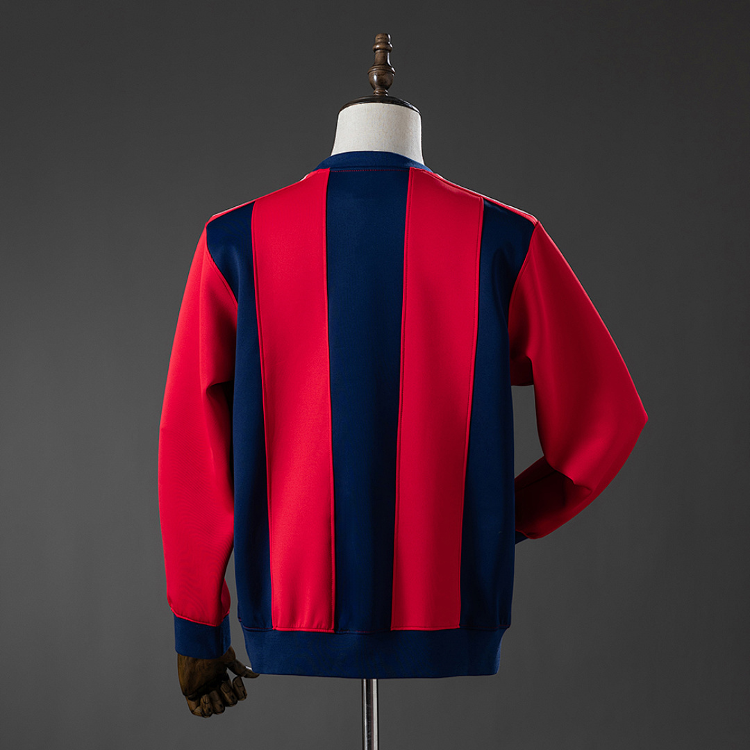 Bayern Munich Long-sleeved Sweatshirt - Red & Cyan – Replica Football Soccer Shirt – M–3XL