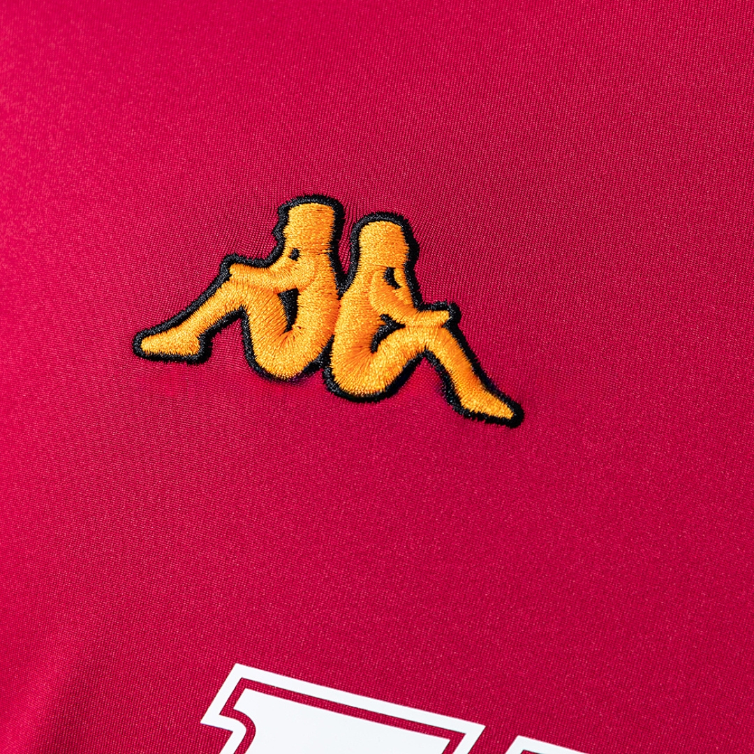 Roma 00_01 Home Long Sleeve Retro Jersey – Replica Football Soccer Shirt – S–XXL
