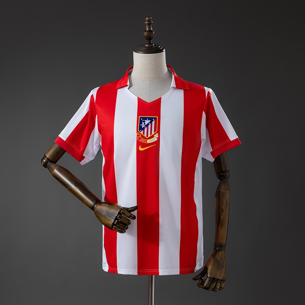 Atletico Madrid 03_04 Centenary Home Jersey – Replica Football Soccer Shirt – S–XXL