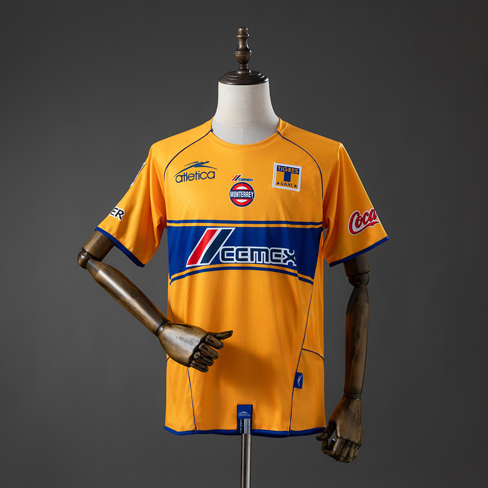 Tigres UANL 05_06 Home Retro Jersey – Replica Football Soccer Shirt – S–XXL