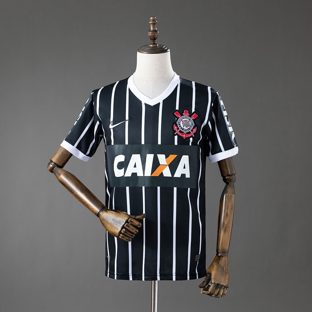 Corinthians 2013 Away Retro Jersey – Replica Football Soccer Shirt – S–XXL