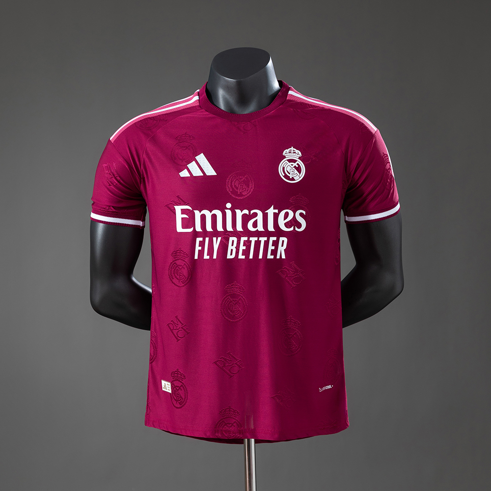 Real Madrid 26_27 Special Edition Player Version – Maroon Jersey – Replica Football Soccer Shirt – S–XXL
