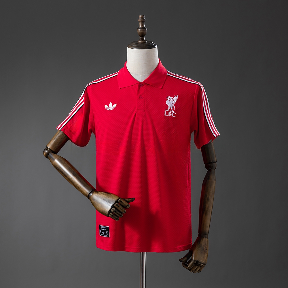 LFC 25_26 POLO-Red S-XXL – Replica Football Soccer Shirt – S–XXL