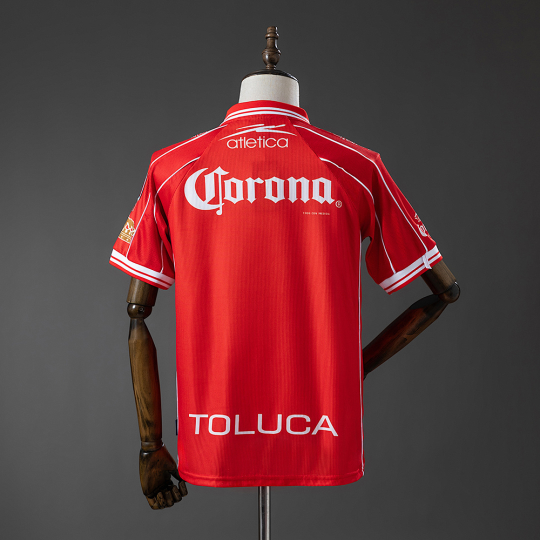 Toluca 99_00 Home Jersey – Replica Football Soccer Shirt – S–XXL