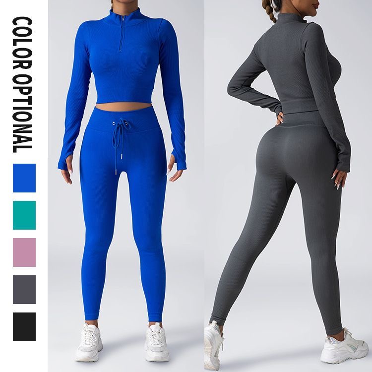 Women's Casual Yoga Workout New Slim-Fit Breathable Sportswear
