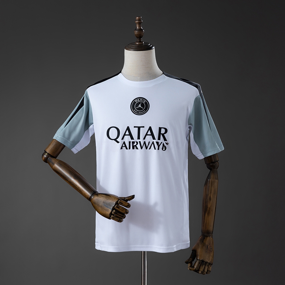 PSG 25_26 Training White Jersey – Replica Football Soccer Shirt – S–3XL