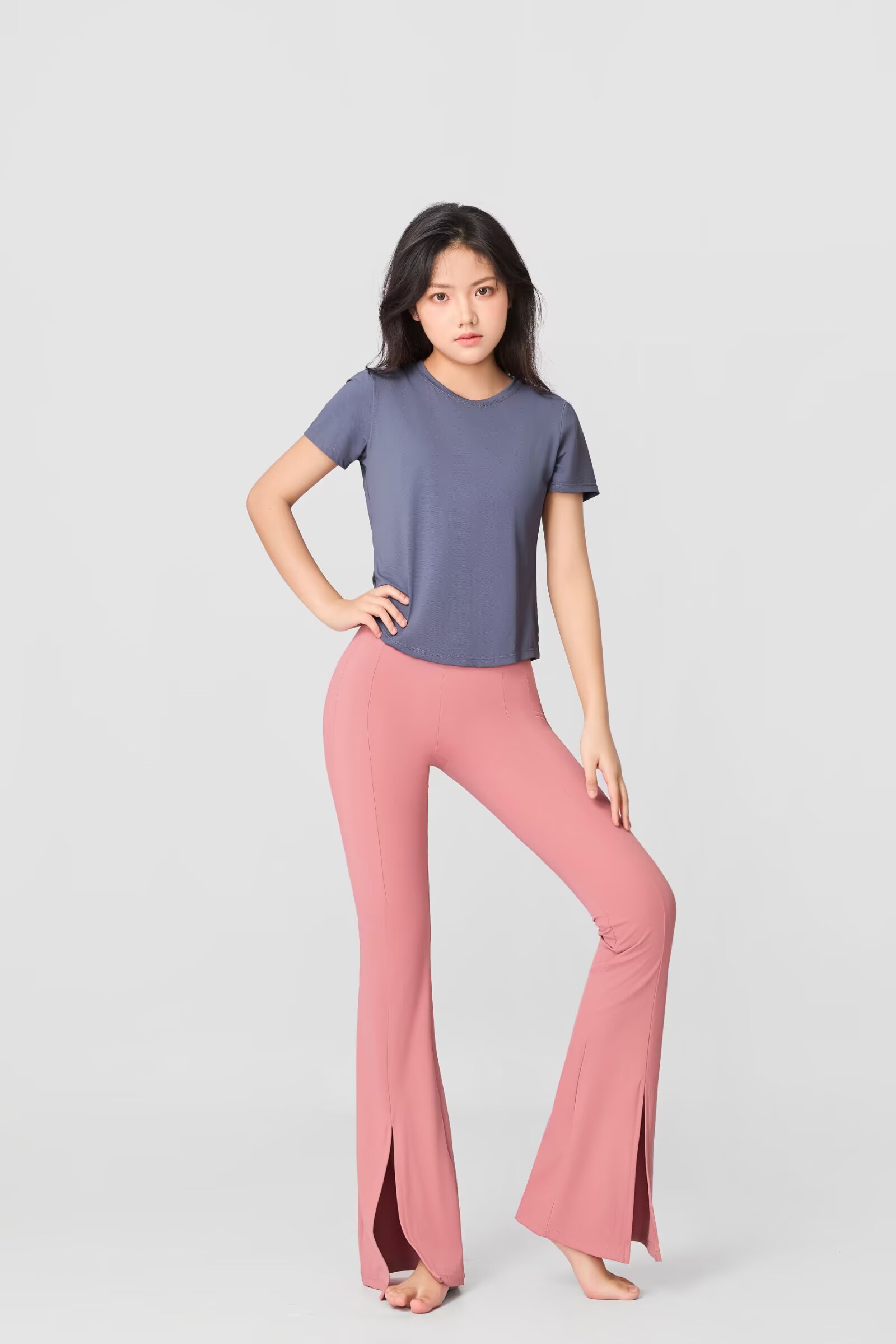 Women's Casual Yoga Workout New Slim-Fit Breathable Sportswear