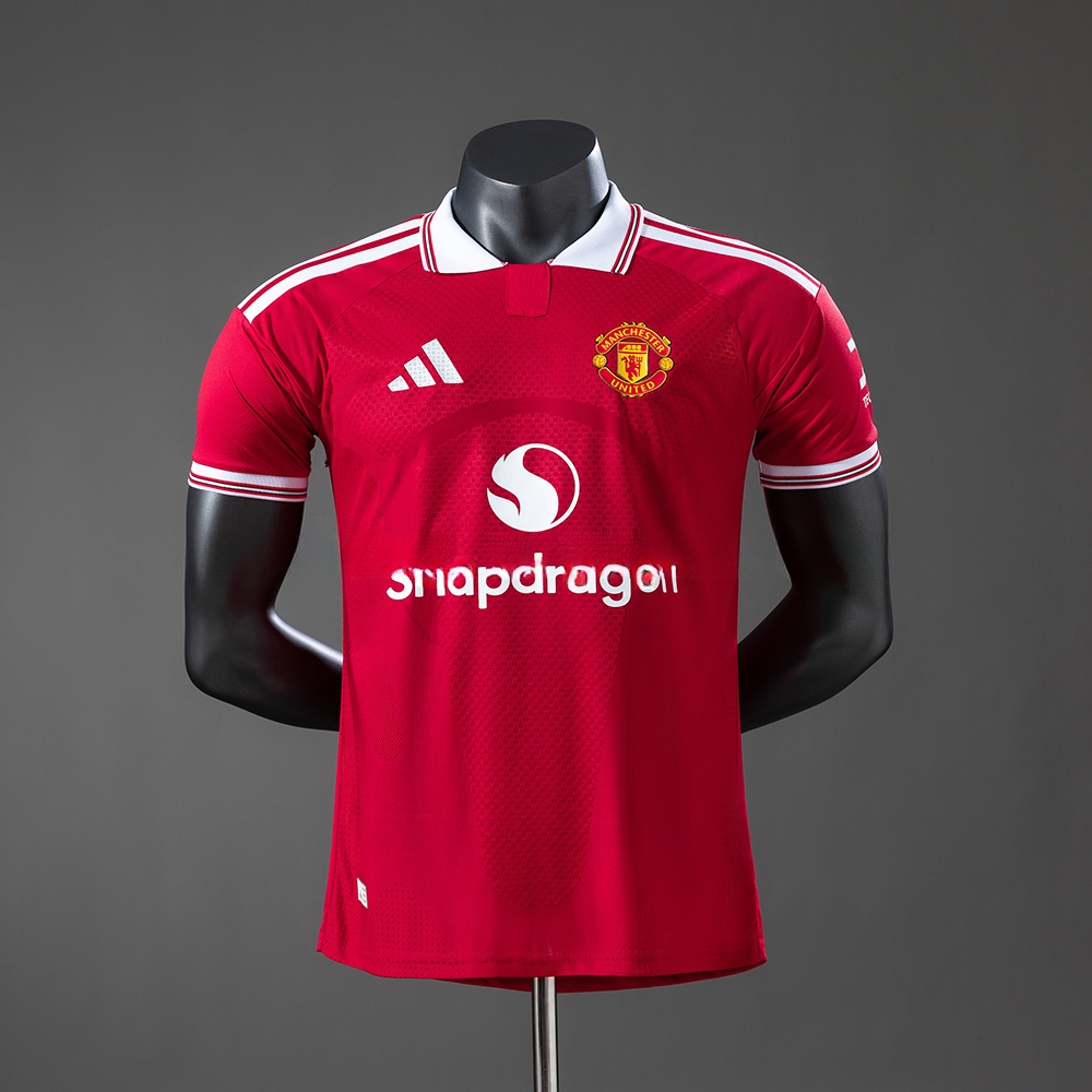 M-U 26_27 Home Player Version Jersey – Replica Football Soccer Shirt – S–3XL