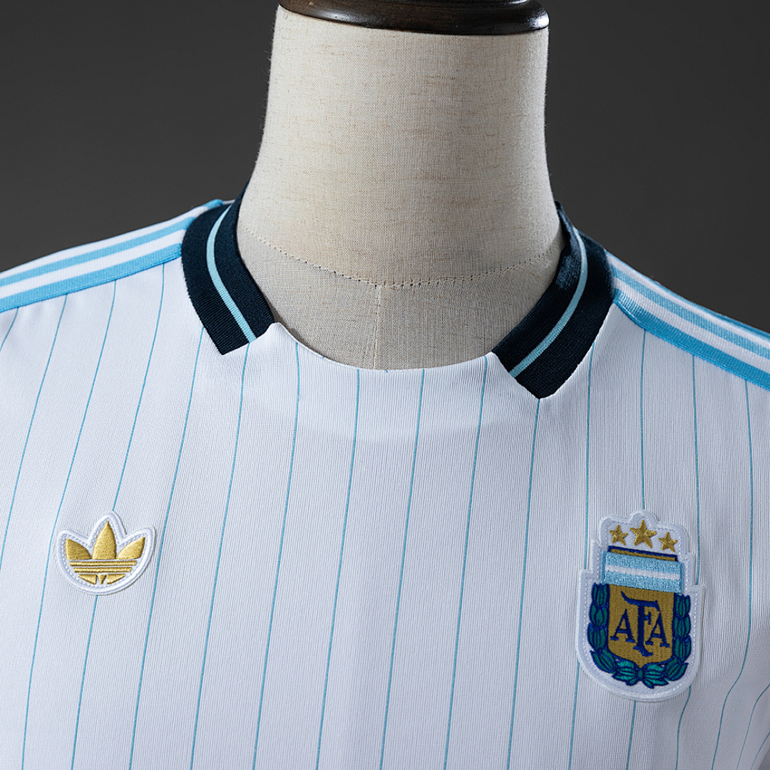 Argentina Terrace Icons T-Shirt White – Replica Football Soccer Shirt – S–XXL