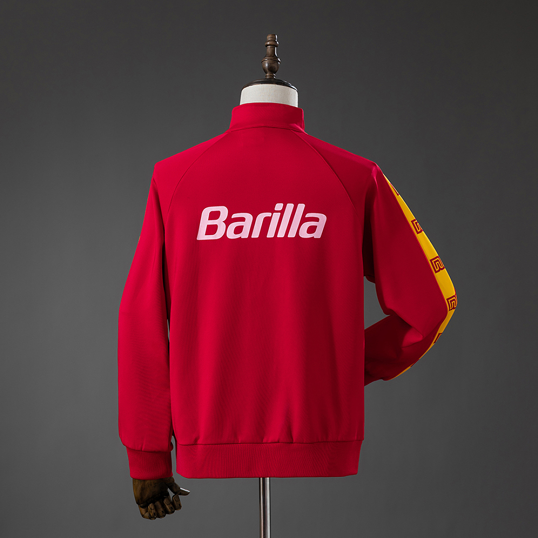 Roma 88_89 Jacket – Red – Replica Football Retro Jacket – S–XXL