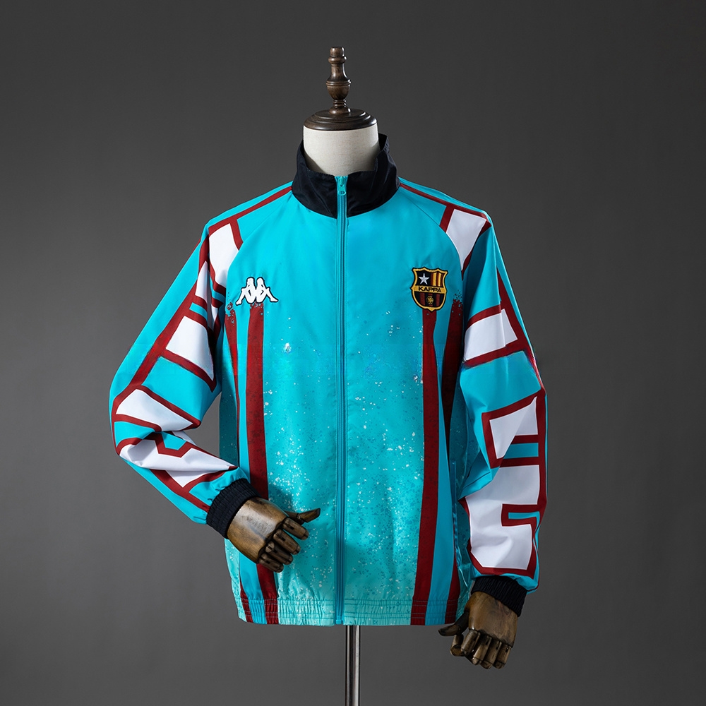 Barcelona Retro Windbreaker #9 – Replica Football Soccer Shirt – S–XXL