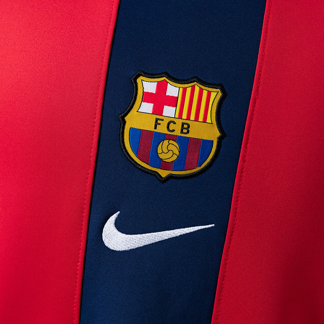 Barcelona Long-sleeved Sweatshirt - Red & Blue – Replica Football Soccer Shirt – M–3XL