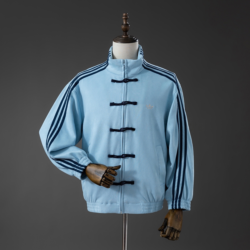Chinese New Year Tang-Style Jacket Sky Blue – Replica Football Soccer Shirt – S–XL
