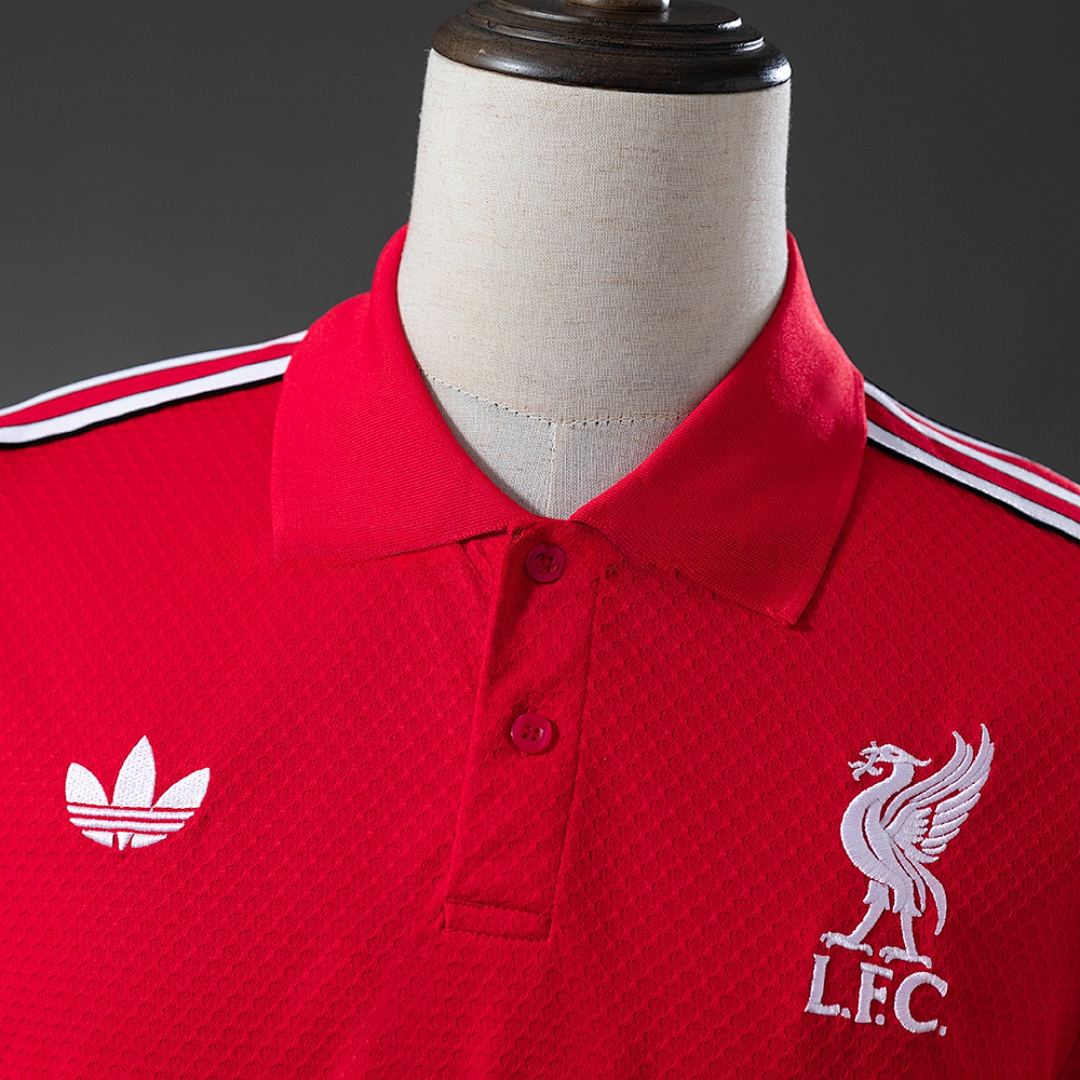 LFC 25_26 POLO-Red S-XXL – Replica Football Soccer Shirt – S–XXL