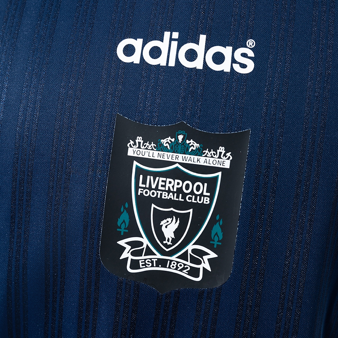LFC Polyester T-Shirt 95 Navy Blue – Replica Football Soccer Shirt – S–XXL