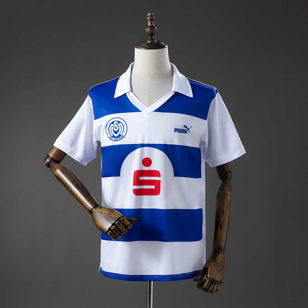 MSV Duisburg 90_91 Home Retro Jersey – Replica Football Soccer Shirt – S–XXL