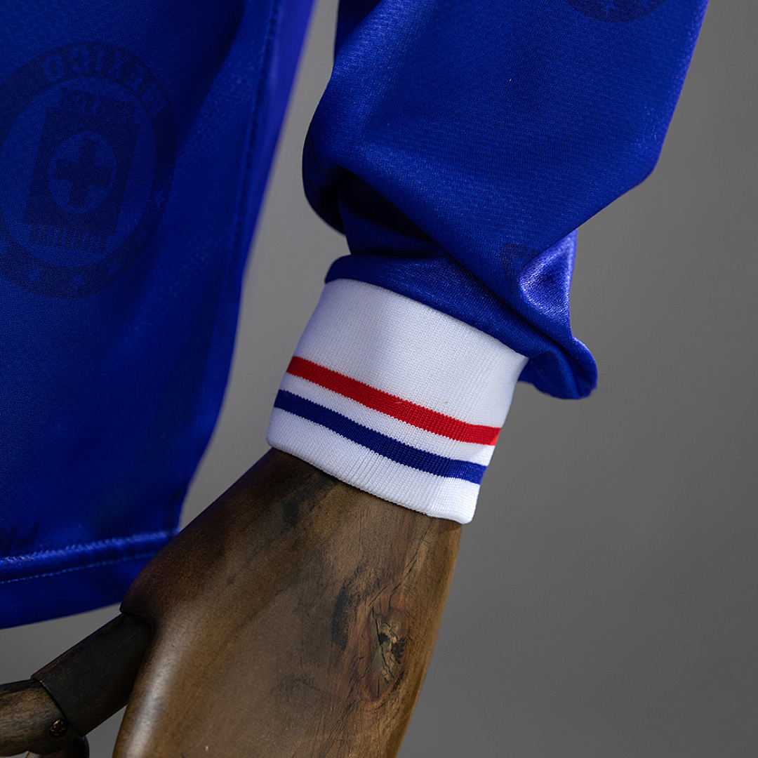 Cruz Azul 1998 Home Long-Sleeve Retro Jersey – Replica Football Soccer Shirt – S–XXL