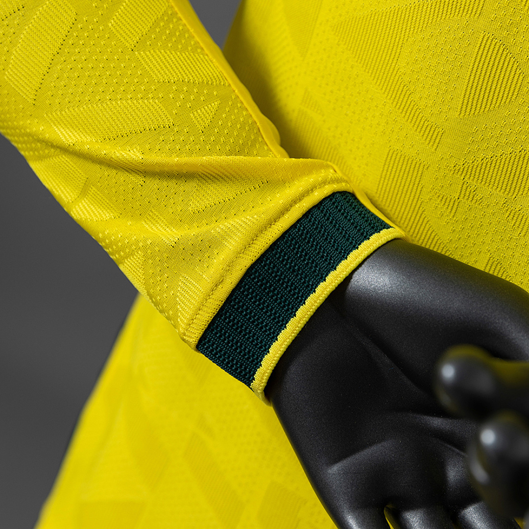 Brazil 2026 Home Player Version Long-Sleeve Jersey – Replica Football Soccer Shirt – S–3XL