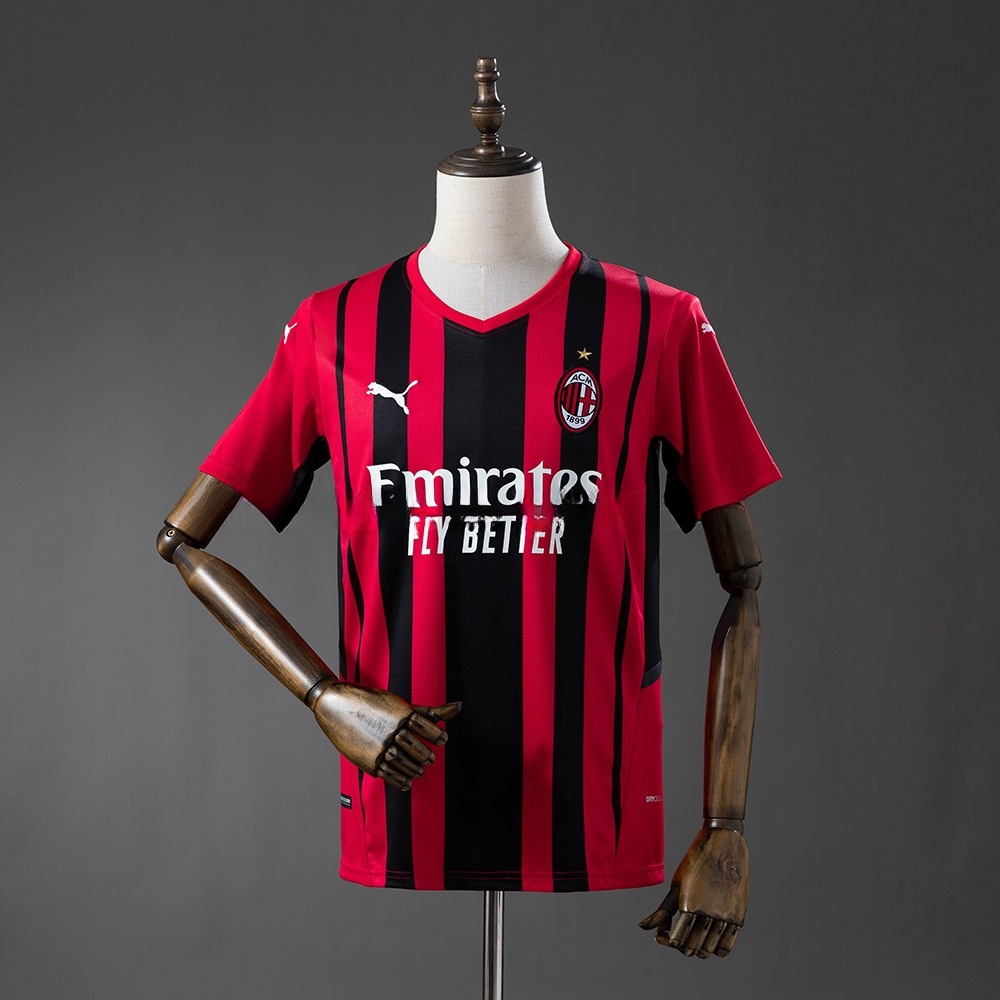 AC Milan 21_22 Home Retro Jersey – Replica Football Soccer Shirt – S–XXL