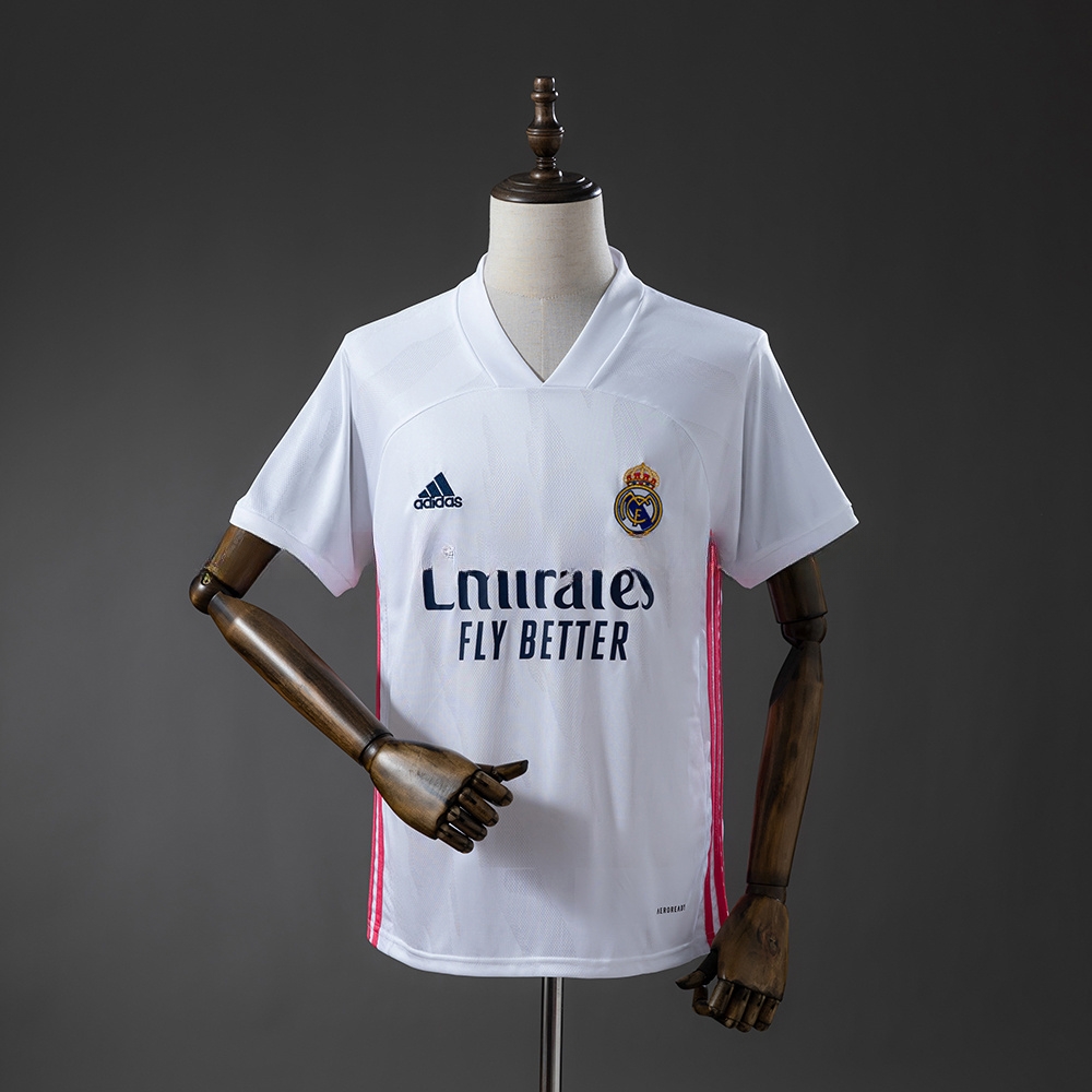 Real Madrid 20_21 Home Retro Jersey – Replica Football Soccer Shirt – S–XXL