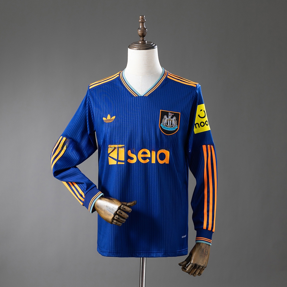 Newcastle United 25_26 Third Away Long Sleeve Jersey – Replica Football Soccer Shirt – S–4XL