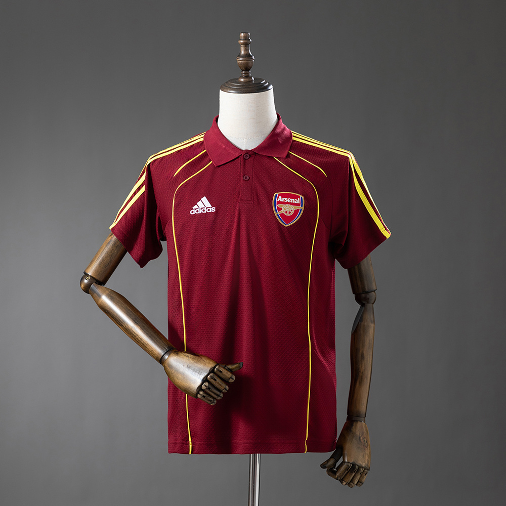 Arsenal 25_26 POLO - Burgundy – Replica Football Soccer Shirt – S–XXL