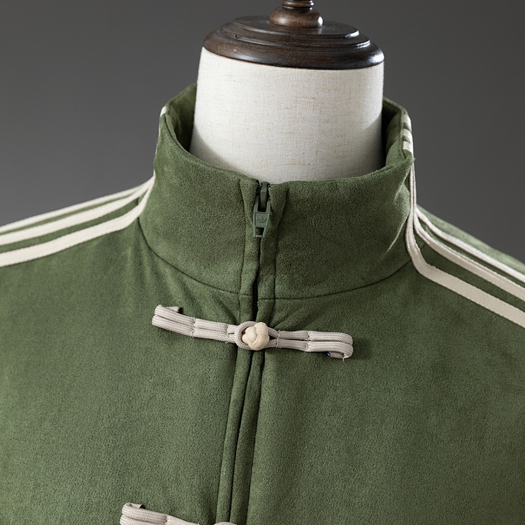 Chinese New Year Tang-Style Jacket Green – Replica Football Soccer Shirt – S–XL