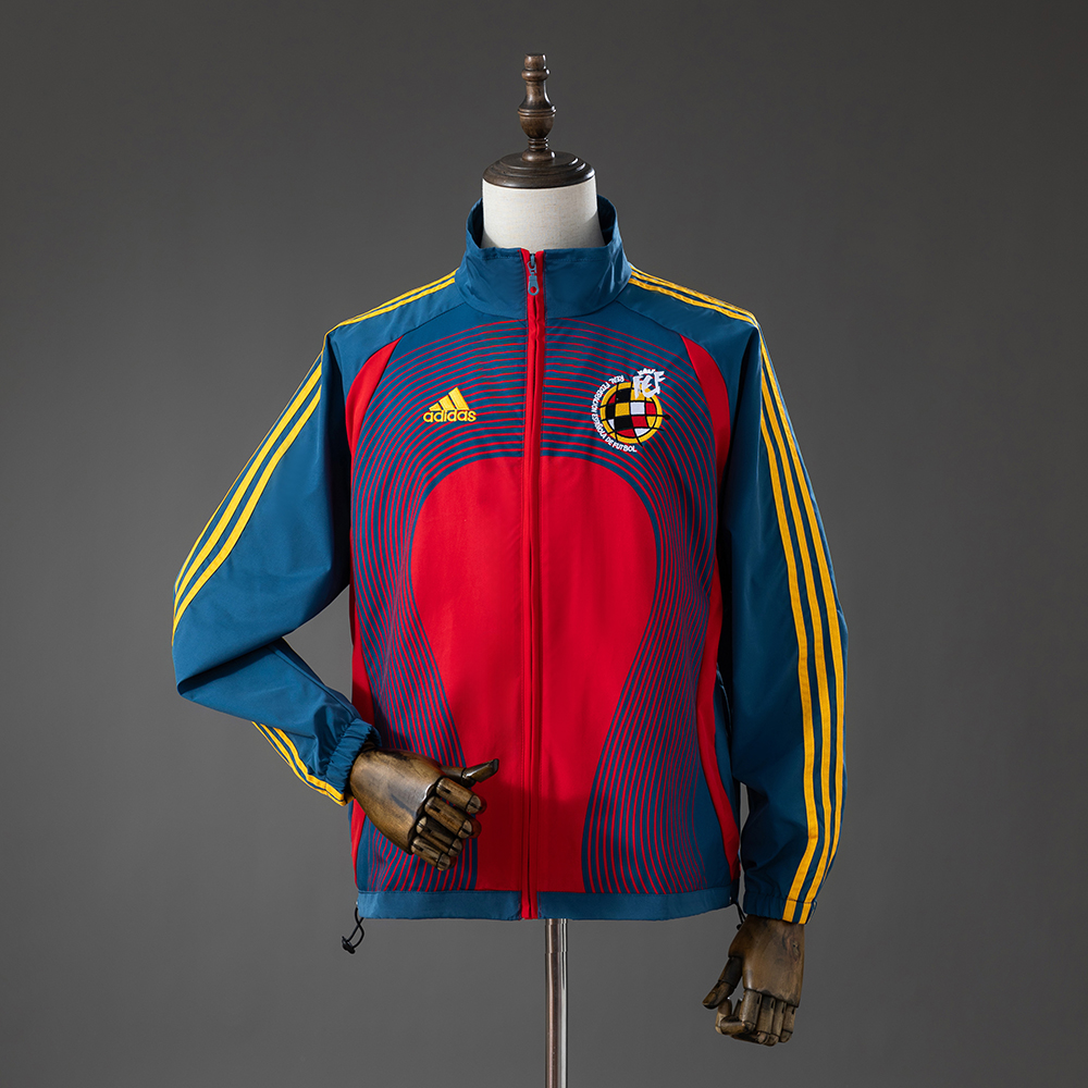 Spain 06_07 Windbreaker – Red – Replica Football Jacket – S–XXL