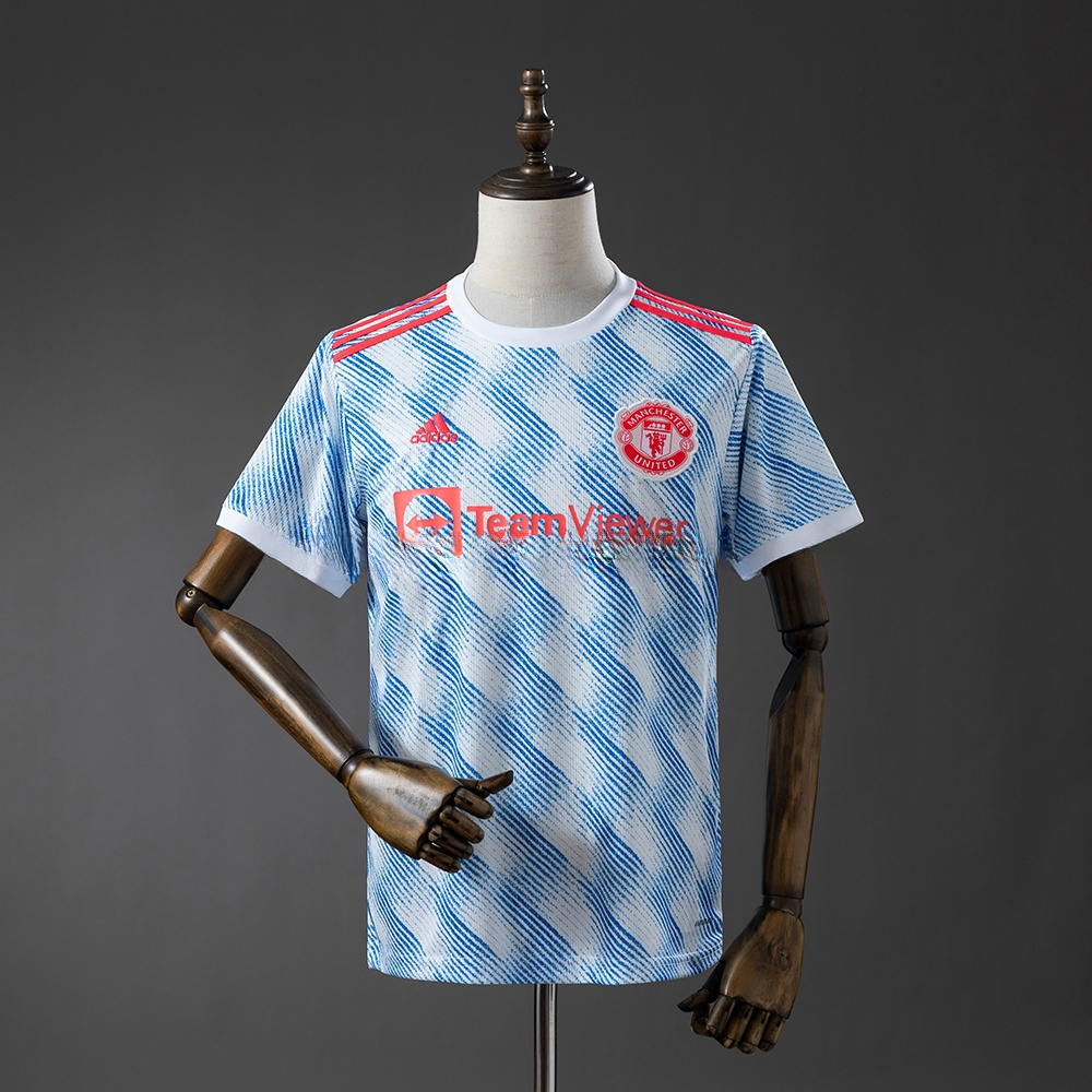 M-U 21_22 Away Retro Jersey – Replica Football Soccer Shirt – S–XXL