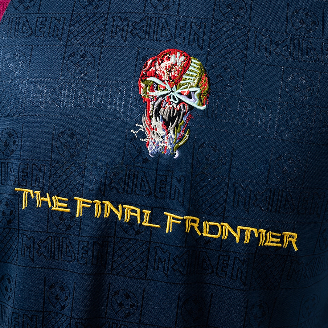 Iron Maiden x West Ham United 2010 Home Retro Jersey – Replica Football Soccer Shirt – S–XXL