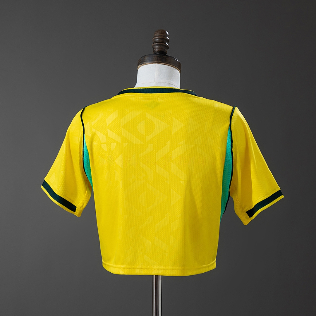 Brazil 2026 Home Women's Crop Top Style Jersey – Replica Football Soccer Shirt – S–XXL