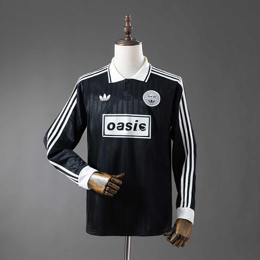 Oasis Tour Jacquard Striped Long-Sleeve Sweatshirt – Replica Football Soccer Shirt – S–4XL
