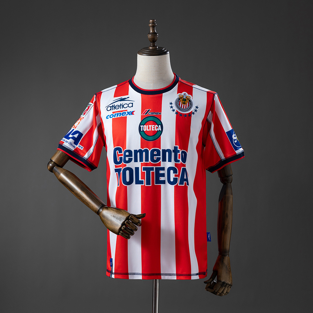 Guadalajara 02_03 Home Retro Jersey – Replica Football Soccer Shirt – S–XXL