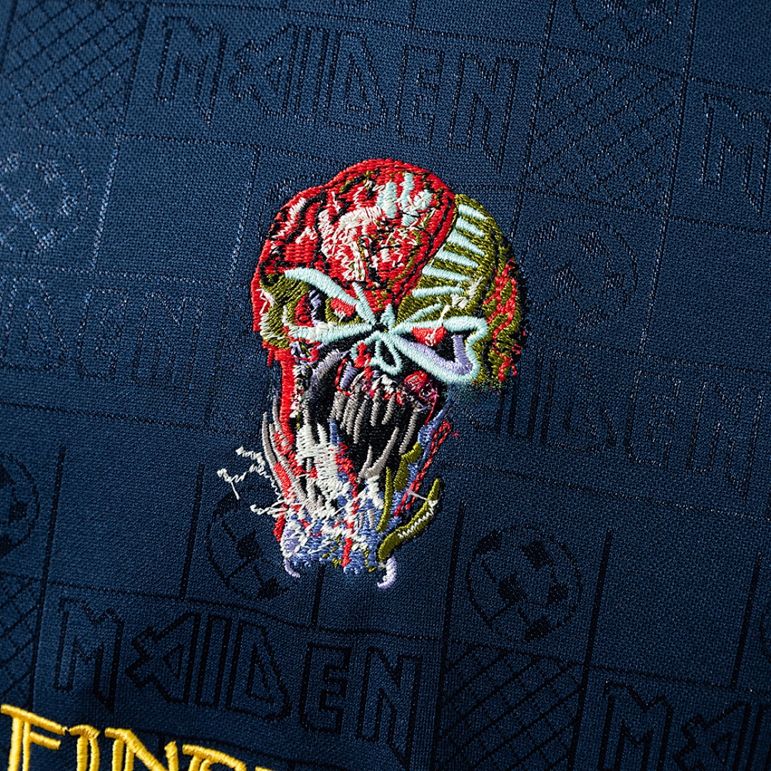 Iron Maiden x West Ham United 2010 Home Retro Jersey – Replica Football Soccer Shirt – S–XXL