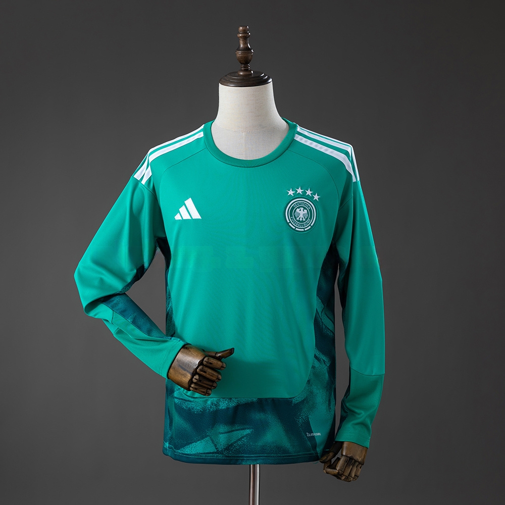 Germany 2026 GK-Green Long-Sleeve Jersey – Replica Football Soccer Shirt – S–XXL